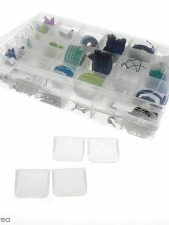 Lilou Blue Boîte De Rangement En Plastique - 27,5 X 18 X 4,5 Cm - 36 Cases -V-Zug shop boite de rangement en plastique 275 x 18 x 45 cm 36 cases p 4