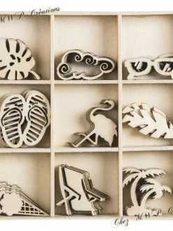 Knorr Prandell Boite Petits Ornements Bois - Beach