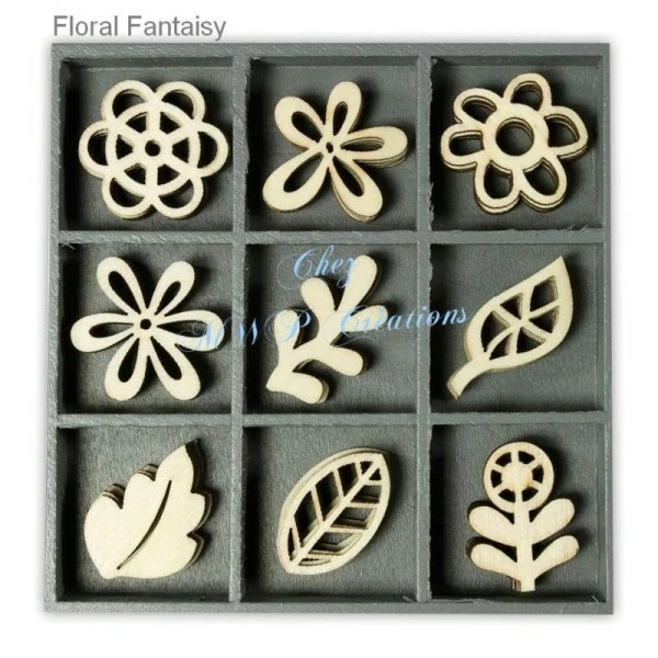 Knorr Prandell Boite Petits Ornements Bois - Floral Fantaisy 1 Knorr Prandell Boite Petits Ornements Bois - Floral Fantaisy