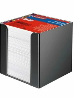 Boîtier Pour Bloc-notes, En Plastique - Noir - Herlitz