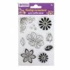 Czech Beads Exclusive Bouquet De Gaufrage Joints Ensemble, Claire En Caoutchouc De Silicone De Timbre, De Scrapbooking Enf