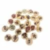 Tricot Créations Bouton De Noël En Bois - Thème Noël Assorti 15mm - Lot De 25