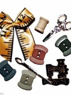 Récréatys Bouton Décoratif - Divers - De Fil En Aiguille X 9