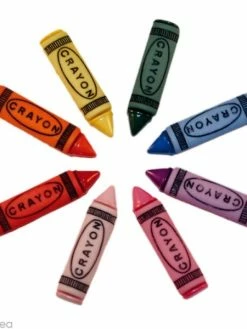 Récréatys Bouton Décoratif - Enfant - Crayons De Couleur X 8