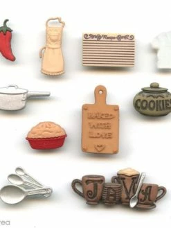 Récréatys Bouton Décoratif - Maison - Dans La Cuisine X 10