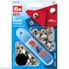 Bouton Pression Prym Anorak - 12 Mm Argenté - 10 Pcs