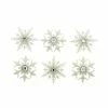 Jesse James Boutons Dress It Up - Fancy Snowflakes / Flocon De Neige Boutons Fantaisie 3D