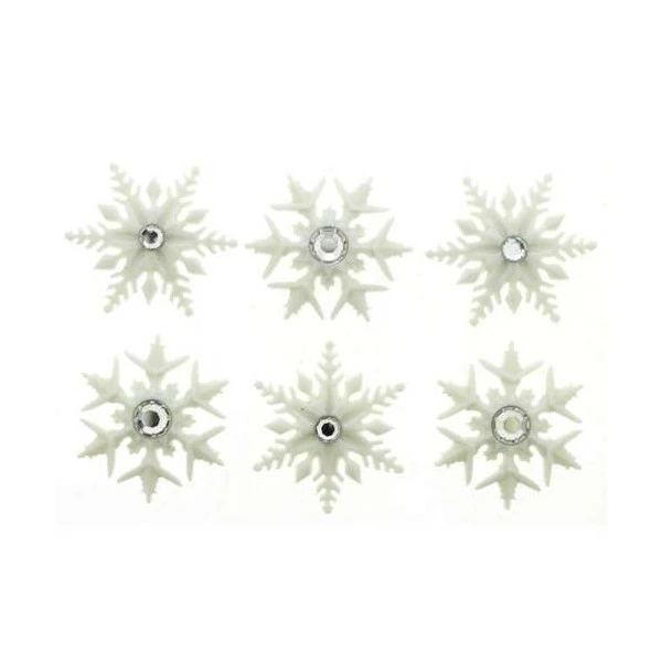 Jesse James Boutons Dress It Up - Fancy Snowflakes / Flocon De Neige Boutons Fantaisie 3D 1 Jesse James Boutons Dress It Up - Fancy Snowflakes / Flocon De Neige Boutons Fantaisie 3D