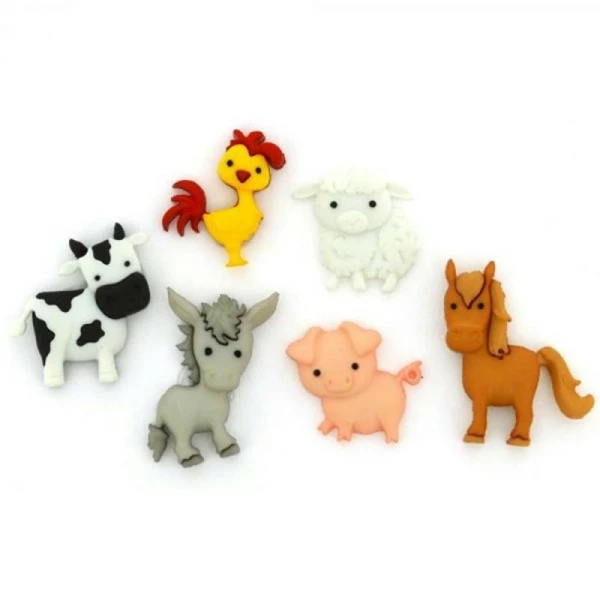 Boutons Dress It Up : In The Barnyard - Animaux De Basse-Cour Ferme Scrapbooking 1 Boutons Dress It Up : In The Barnyard - Animaux De Basse-Cour Ferme Scrapbooking