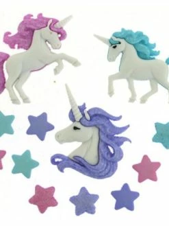 Boutons Dress It Up - Magical Unicorns : Licorne