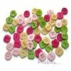 Boutons Plastique - Dovecraft - 60 Pièces