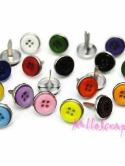 MlleScrap Brads - Attaches Parisiennes - 20 Pièces