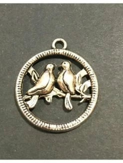 L'ART ET CREATION Breloque Colombes