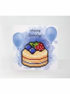 Wizardi Broderie Diamant Kit- Bon Anniversaire (gâteau) WC0394 -V-Zug shop broderie diamant kit bon anniversaire gateau wc0394 p 2