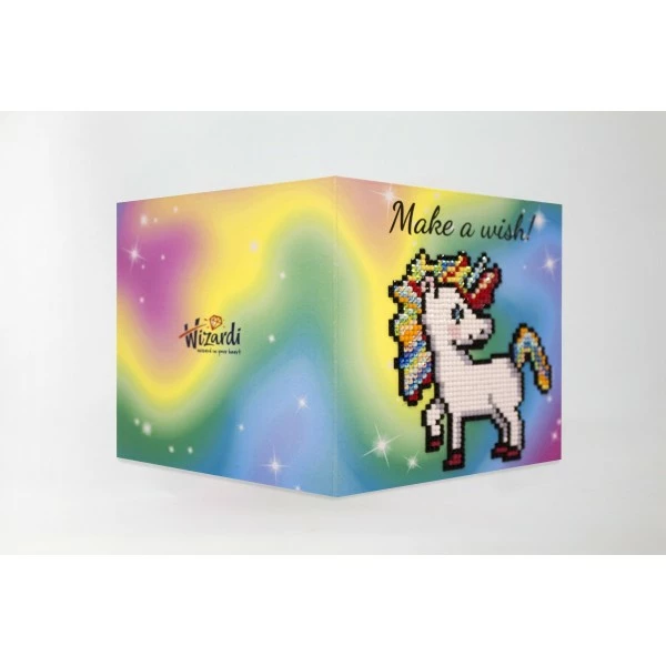 Wizardi Broderie Diamant Kit- Faire Un Vœu WC0345 1 Wizardi Broderie Diamant Kit- Faire Un Vœu WC0345