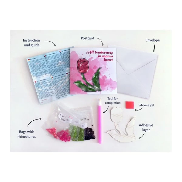 Wizardi Broderie Diamant Kit- Vous êtes Belle WC0172 3 Wizardi Broderie Diamant Kit- Vous êtes Belle WC0172 – Image 3