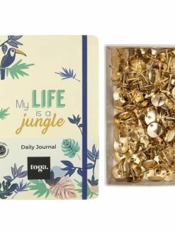 Youdoit Bullet Journal Jungle Vibes + 150 Punaises Dorées