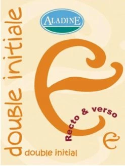 Aladine Cachet Double Initiale E 2 Cm