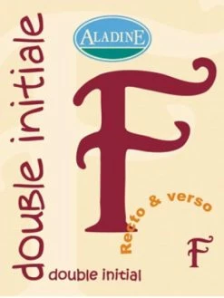 Aladine Cachet Double Initiale F 2 Cm