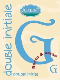 Aladine Cachet Double Initiale G 2 Cm
