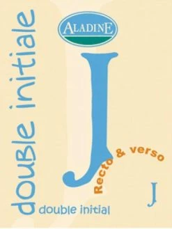 Aladine Cachet Double Initiale J 2 Cm