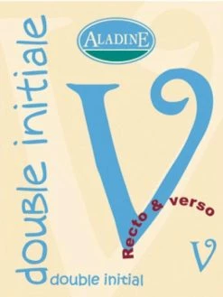 Aladine Cachet Double Initiale V 2 Cm