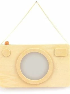 Graine Créative Cadre Photo En Bois - Appareil Photo Polaroïd 20 X 12 Cm