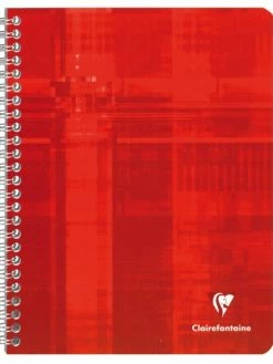 Cahier 17x22 - 100 Pages - Ligné 8mm + Marge - Clairefontaine