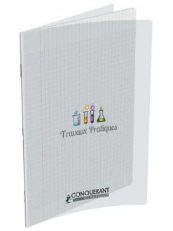 Conquérant Cahier 21 X 29,7 - 96 Pages - Travaux Pratiques - Polypro Incolore