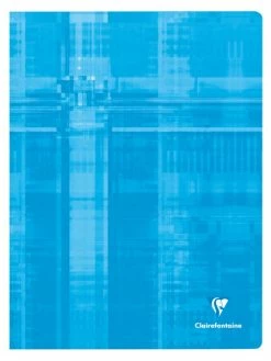 CLAIREFONTAINE Cahier 24x32 - 96 Pages - Séyès - Couleur Aléatoire