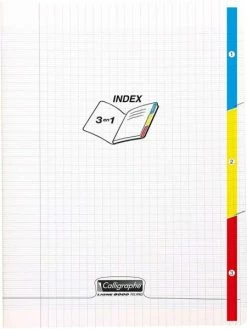 Cahier 3 Index - 170 X 220 Mm - 96 Pages - Séyès - Calligraphe