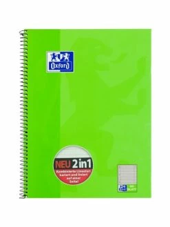 Cahier à Spirale "KarLi" 160 Pages - A4 - Double Réglure - Oxford