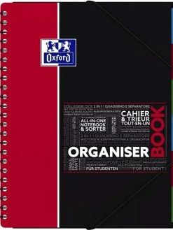 Cahier - A4 (21x29,7cm) - Petits Carreaux - 160 Pages - Couverture En Polypro - à Spirale - Oxford