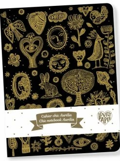 Djeco Cahier Chic Aurélia - 15 X 19,5 Cm - 48 Pages