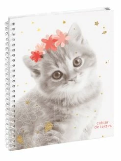 Exacompta Cahier De Textes "Funny Pets" - Chaton