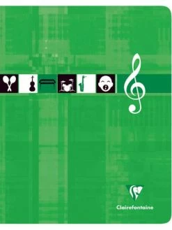 Cahier Musique & Chant 17 X 22 Cm 56 Pages Clairefontaine