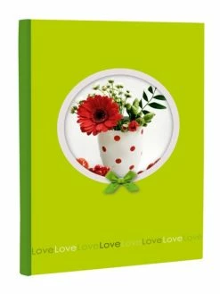 CLAIREFONTAINE Cahier Rembordé "Rosalie" - Gerbera