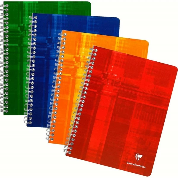 Cahier Spirale - Couverture Cartonnée - 17X22 - Int Seyes - Clairefontaine 1 Cahier Spirale - Couverture Cartonnée - 17X22 - Int Seyes - Clairefontaine