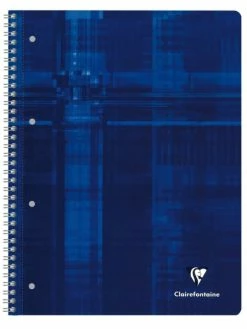 Cahier Spirale Studium A4+ 160 Pages 5x5 + Marge Clairefontaine