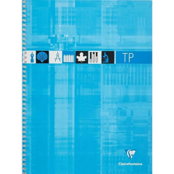Cahier Travaux Pratiques 240x320 Spiralé - Séyès - Clairefontaine 1 Cahier Travaux Pratiques 240x320 Spiralé - Séyès - Clairefontaine