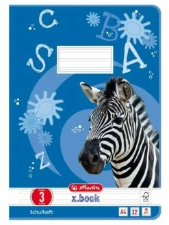 Cahier "X.book" - A4 - 64 Pages - Linéature 3 / Ligné - Herlitz