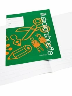 Creativ Company Cahiers D'exercices Avec Espace Pour Dessin - A4 - 25 Pcs