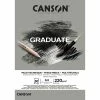 CANSON - Bloc De Dessin "Graduate Mixed Media" - A4 - Gris