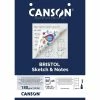CANSON - Bloc De Fiches "Bristol Sketch & Notes" - A5