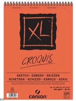Carnet A4 Canson XL - Croquis - 120 Feuilles