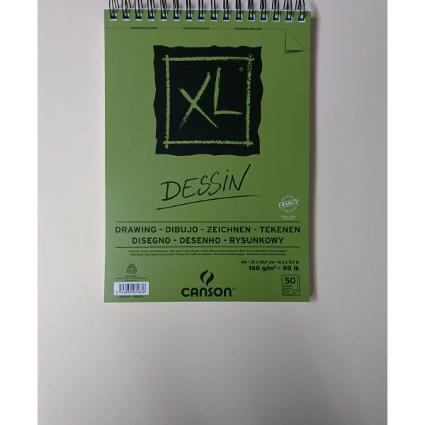 Carnet A4 Canson XL - Dessin - 50 Feuilles 2 Carnet A4 Canson XL - Dessin - 50 Feuilles – Image 2