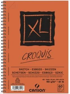 Carnet A5 Canson XL - Croquis - 60 Feuilles