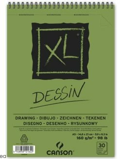 Carnet A5 Canson XL - Dessin - 30 Feuilles