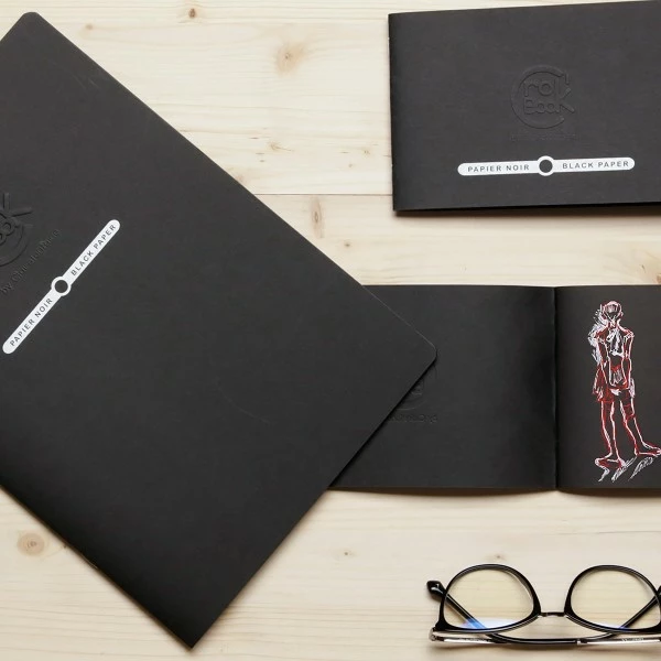 CLAIREFONTAINE Carnet De Croquis Crok'Book Papier Noir - 120 G/m² - A3 - 20 Pages 2 CLAIREFONTAINE Carnet De Croquis Crok'Book Papier Noir - 120 G/m² - A3 - 20 Pages – Image 2