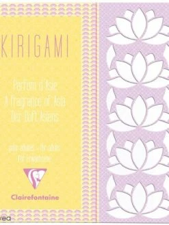 CLAIREFONTAINE Carnet De Motifs Kirigami - Parfum D'Asie - 20 X 20 Cm - 52 Pages